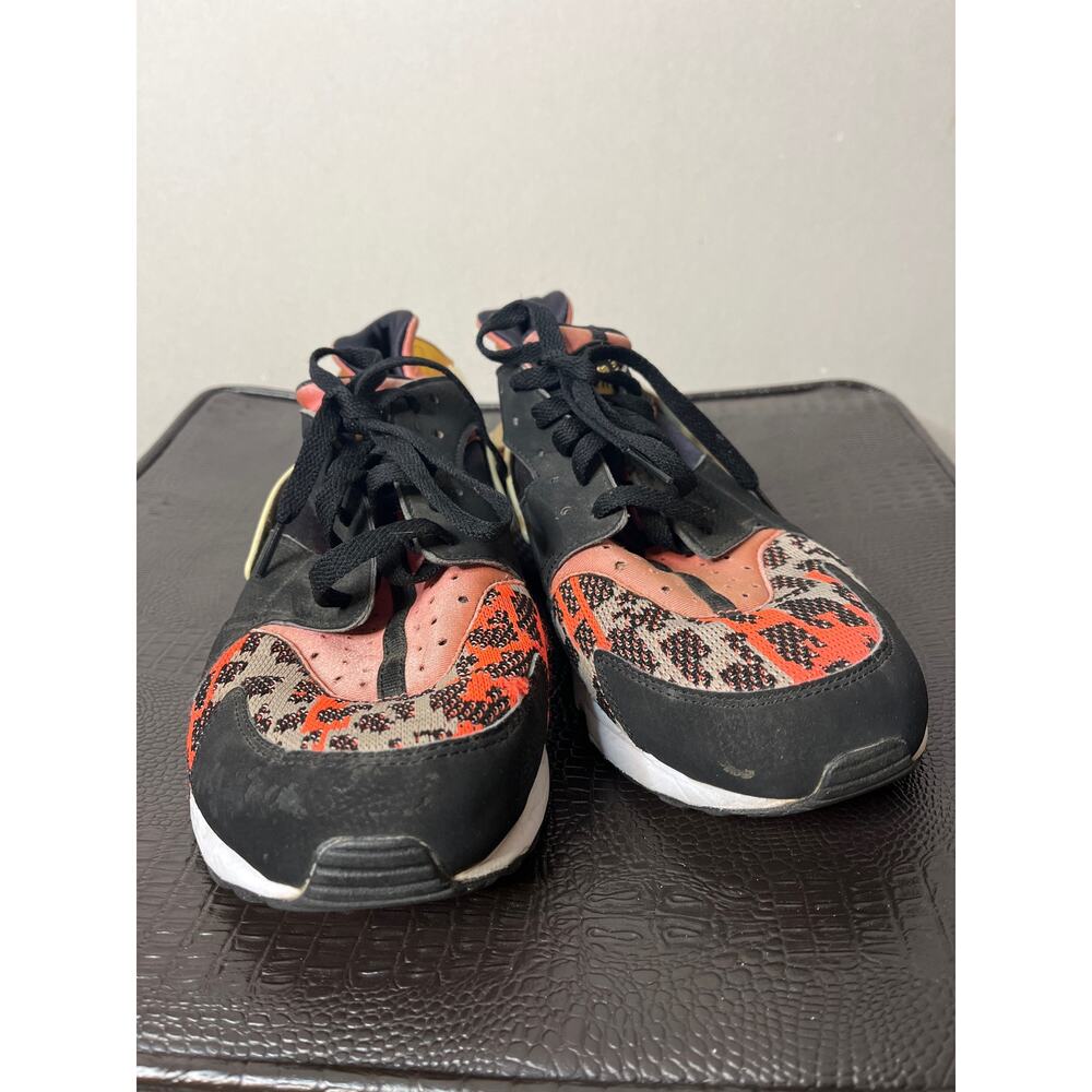 Nike Air Huarache Run PA Black/Light Bone-Hot Lava-White -705008 006 - Picture 3 of 7